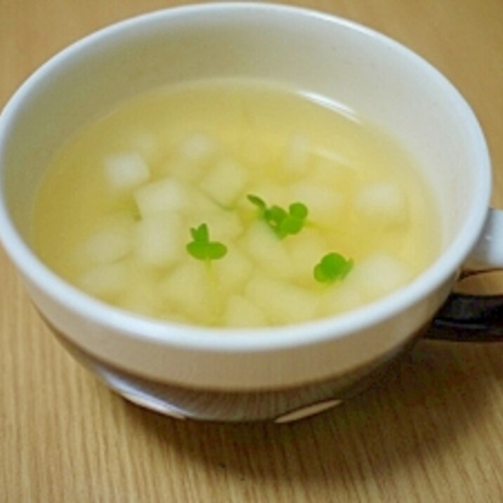 体ポカポカ☆大根とかいわれの生姜スープ